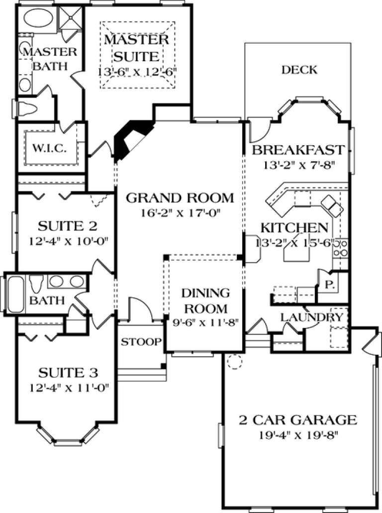 House Plan House Plan #12507 Drawing 1