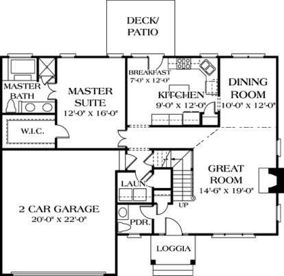 House Plan House Plan #12508 Drawing 1