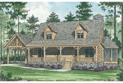 Mountain House Plan #3323-00044 Elevation Photo