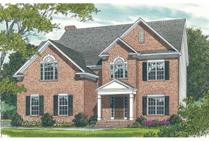 Traditional House Plan #3323-00046 Elevation Photo