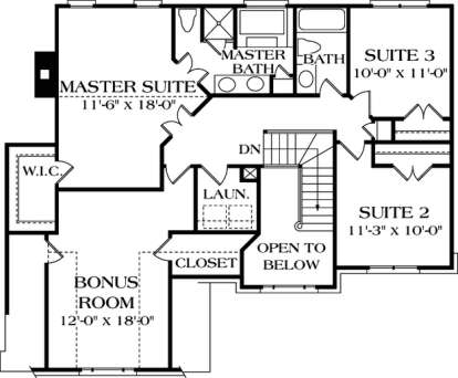 Floorplan 2 for House Plan #3323-00046
