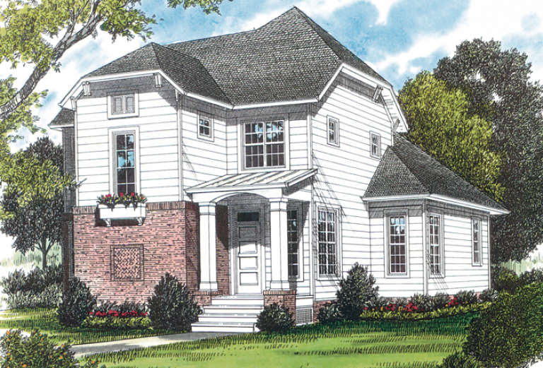 House Plan House Plan #12516 Front Elevation