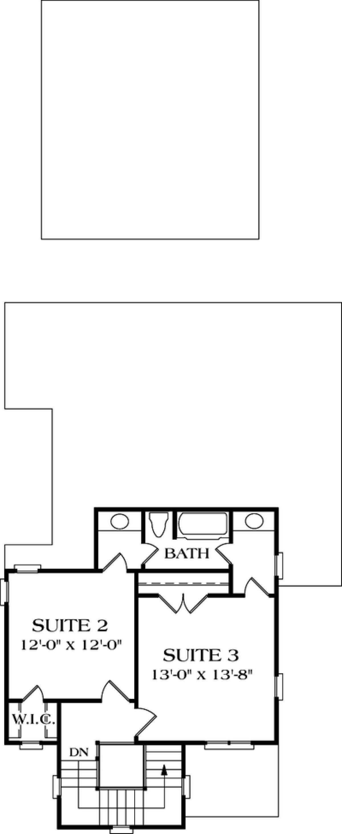 Floorplan 2 for House Plan #3323-00047