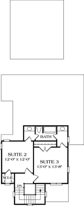 Floorplan 2 for House Plan #3323-00047