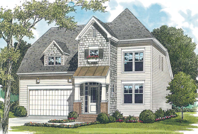 Cottage House Plan #3323-00050 Elevation Photo