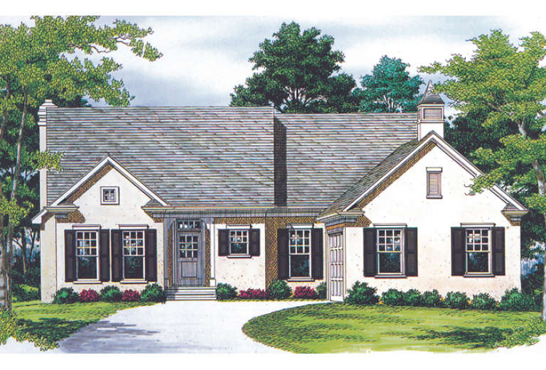 Ranch House Plan #3323-00051 Elevation Photo