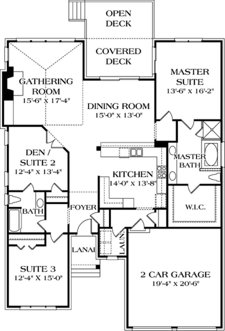 House Plan House Plan #12521 Drawing 1
