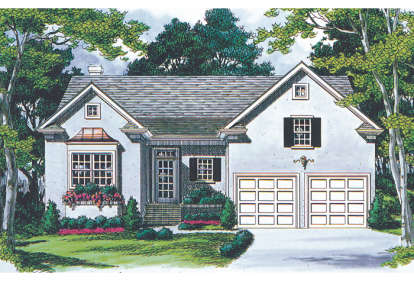 Cottage House Plan #3323-00054 Elevation Photo