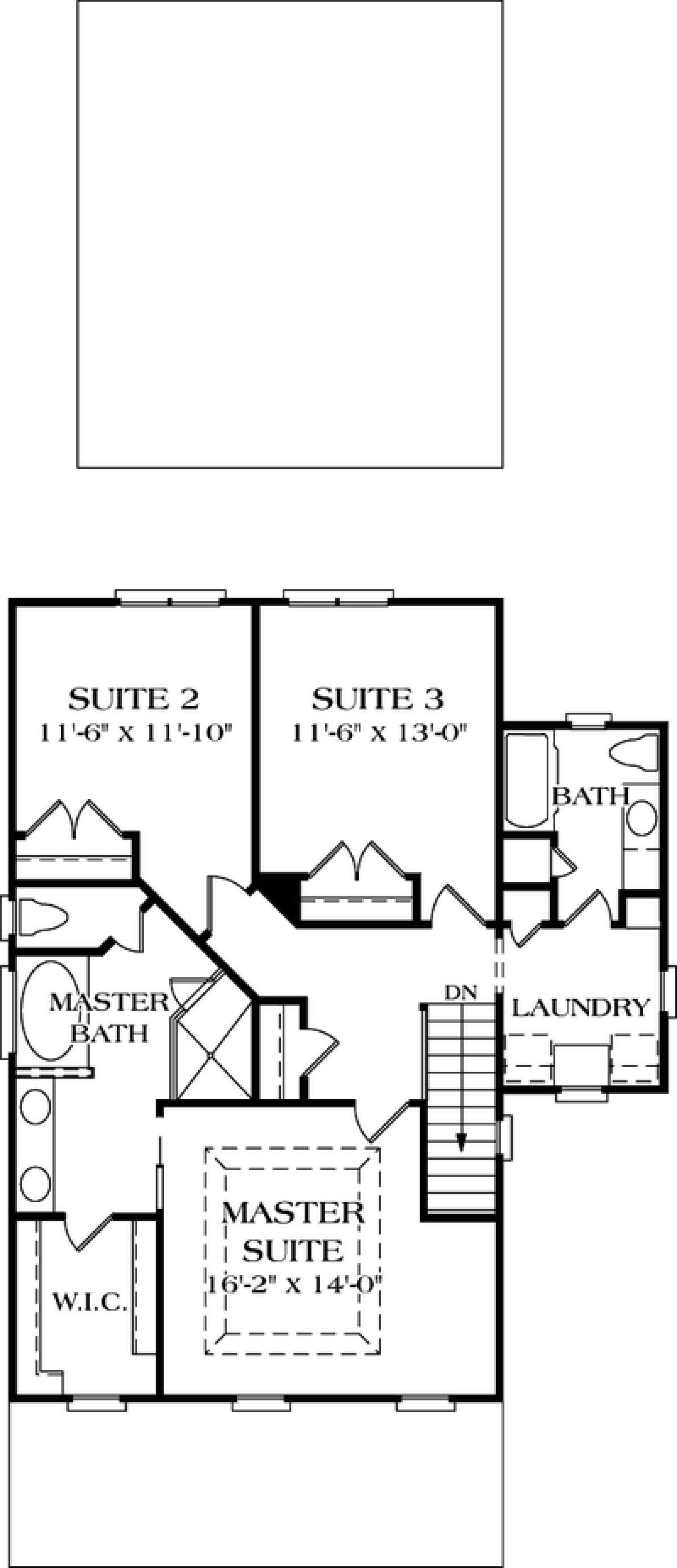 Floorplan 2 for House Plan #3323-00056
