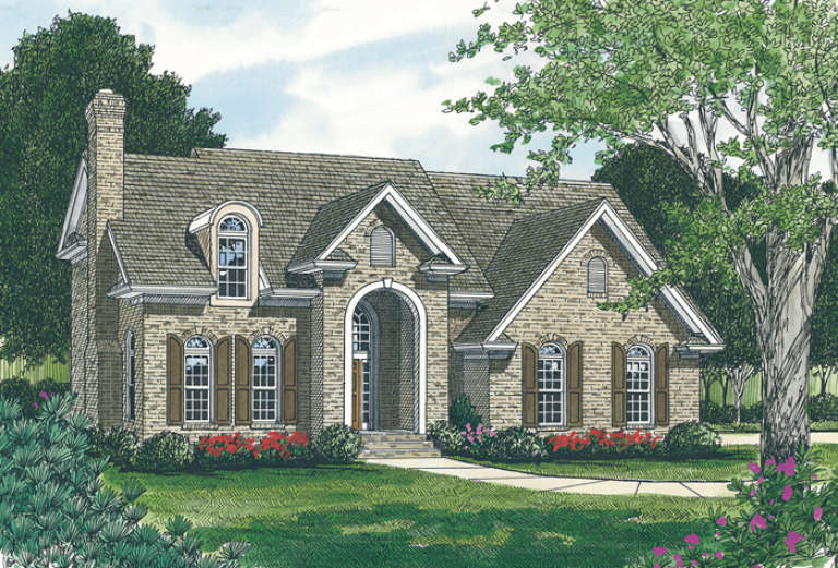 Traditional House Plan #3323-00057 Elevation Photo