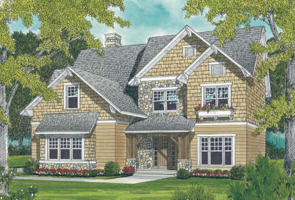 3 Bed, 2 Bath, 1936 Square Foot House Plan - #3323-00061