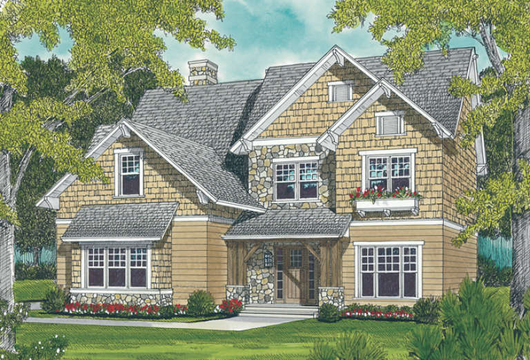 House Plan House Plan #12530 Front Elevation