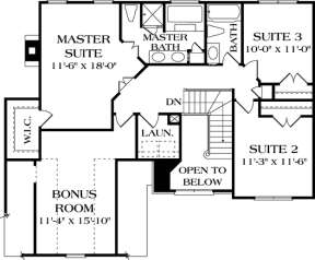 Floorplan 2 for House Plan #3323-00061