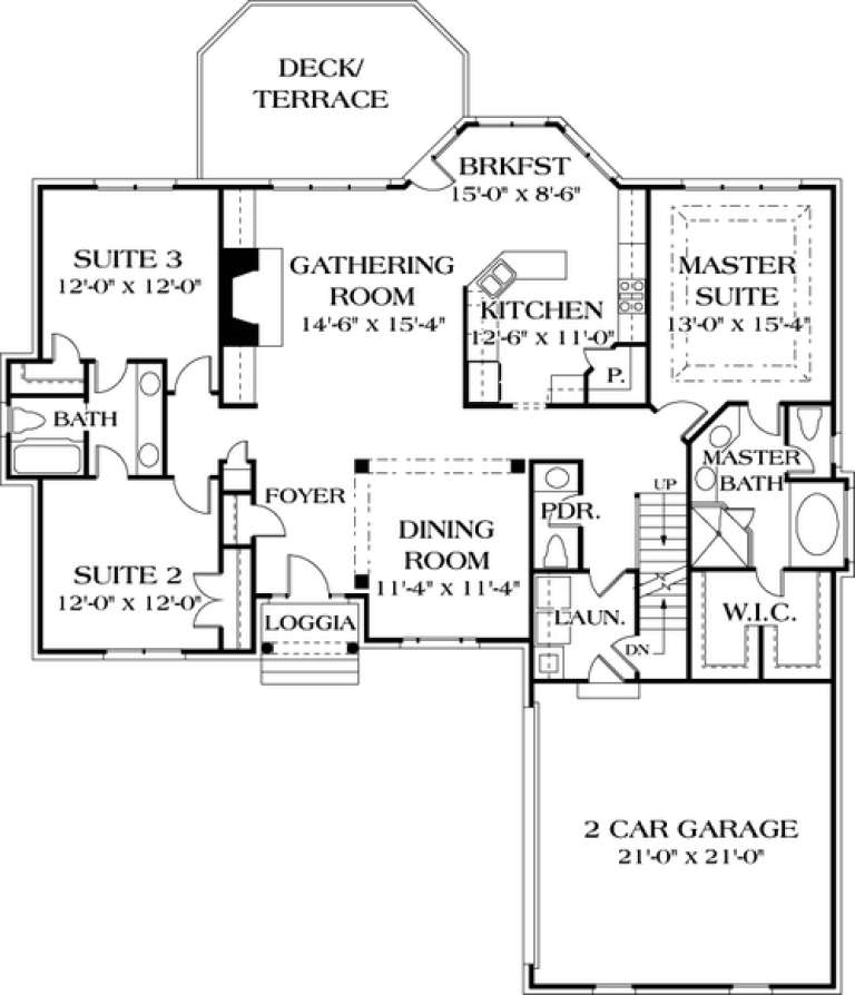 House Plan House Plan #12531 Drawing 2