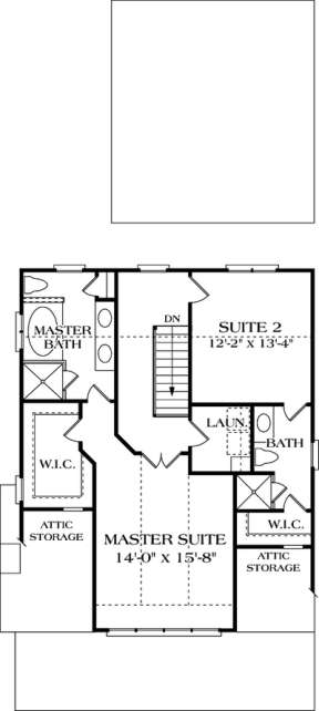 Floorplan 2 for House Plan #3323-00065
