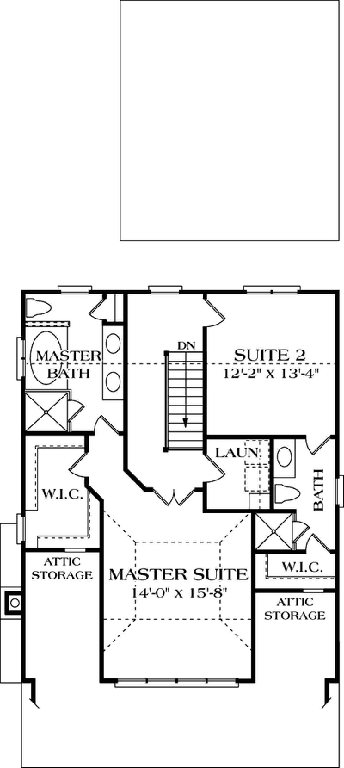 Floorplan 2 for House Plan #3323-00066