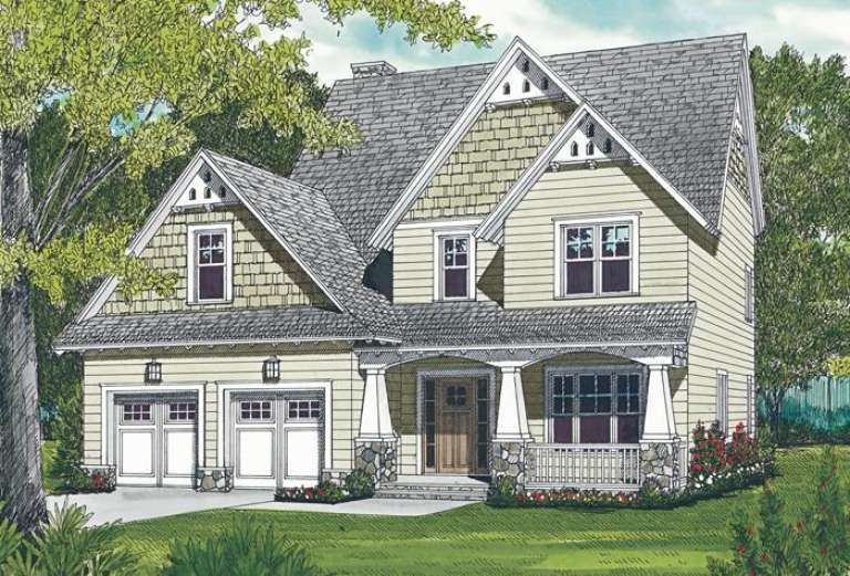 Craftsman House Plan #3323-00067 Elevation Photo