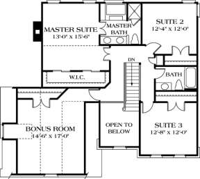 Floorplan 2 for House Plan #3323-00068