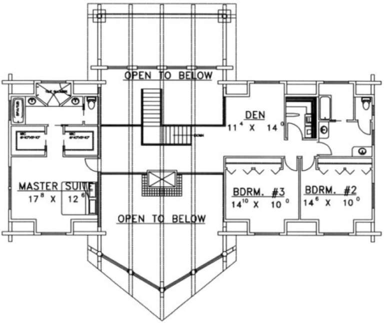 House Plan House Plan #1254 Drawing 3