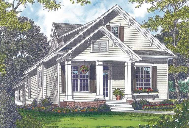 House Plan House Plan #12543 Front Elevation