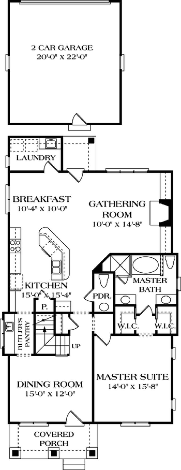 House Plan House Plan #12543 Drawing 1