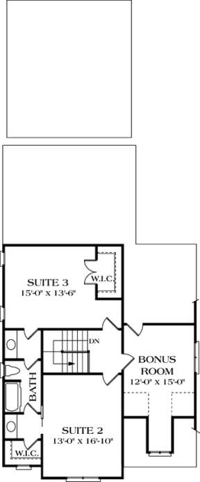 Floorplan 2 for House Plan #3323-00076