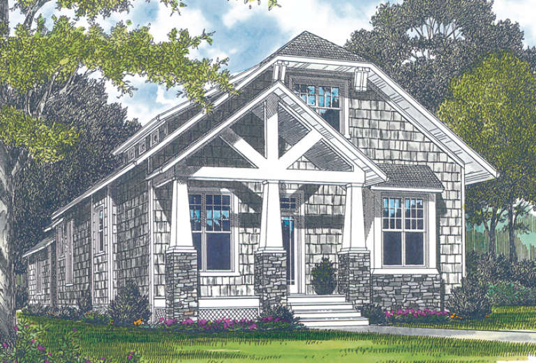 House Plan House Plan #12546 Front Elevation
