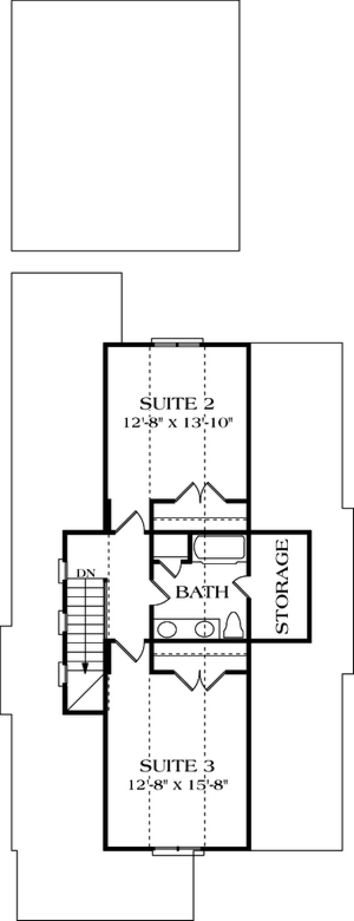 Floorplan 2 for House Plan #3323-00077