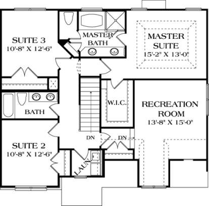 Floorplan 2 for House Plan #3323-00079