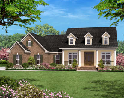 3 Bed, 2 Bath, 2400 Square Foot House Plan - #041-00019
