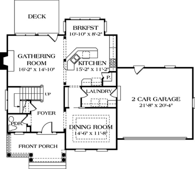 House Plan House Plan #12550 Drawing 1
