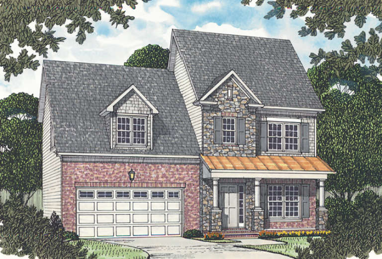 House Plan House Plan #12552 Front Elevation
