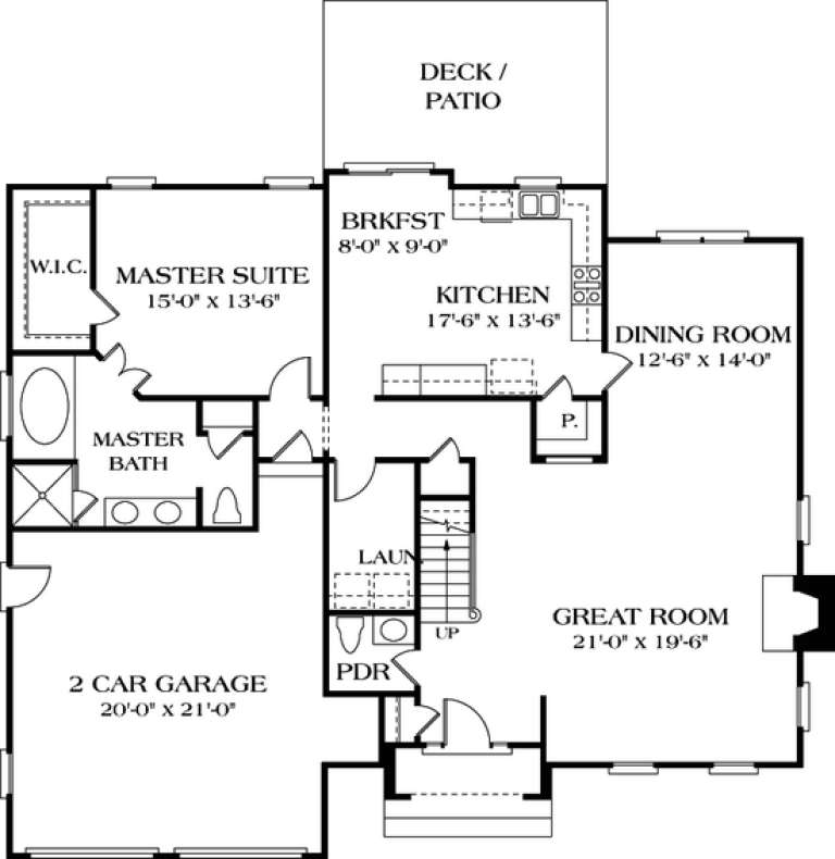 House Plan House Plan #12553 Drawing 1