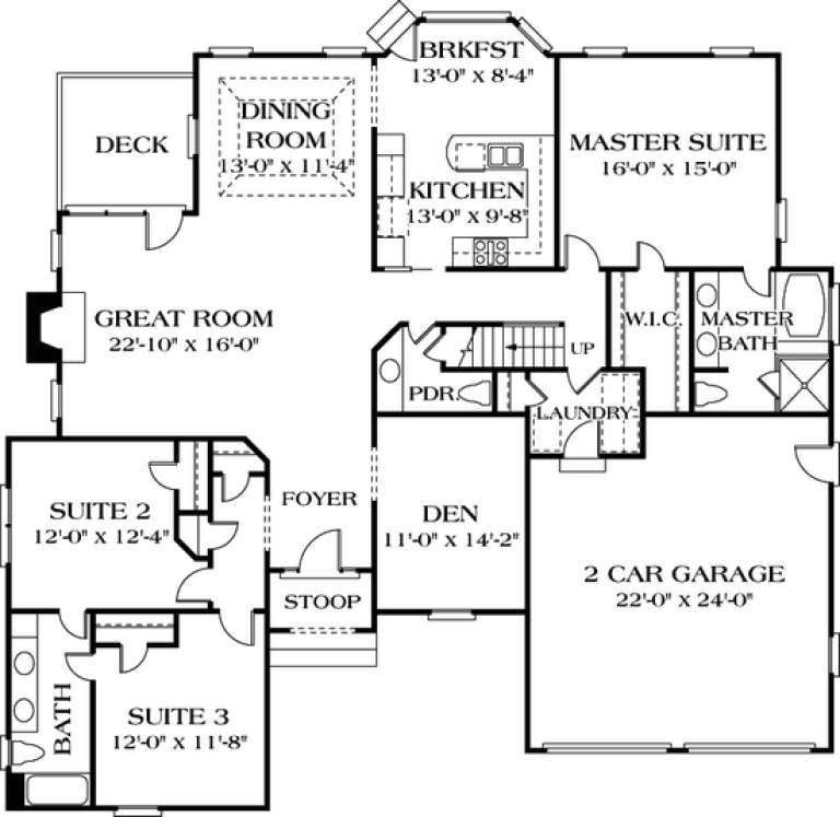 House Plan House Plan #12554 Drawing 1