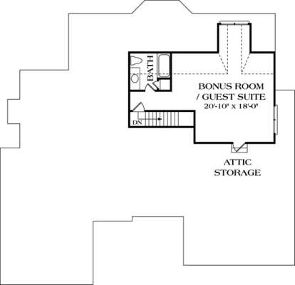 Floorplan 2 for House Plan #3323-00085