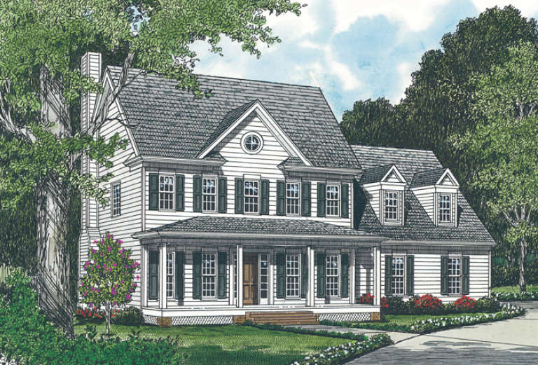 House Plan House Plan #12555 Front Elevation