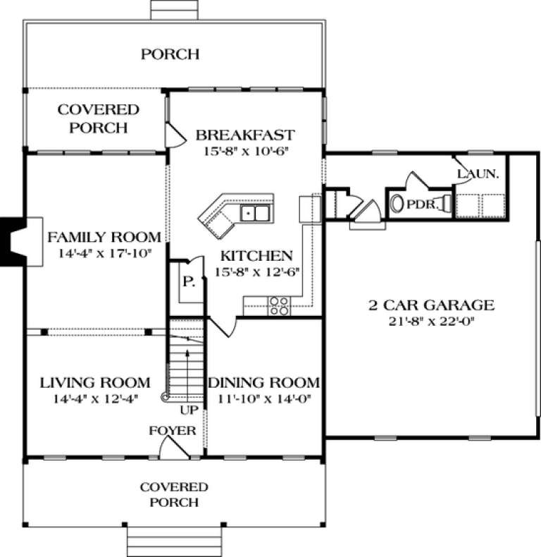 House Plan House Plan #12555 Drawing 1