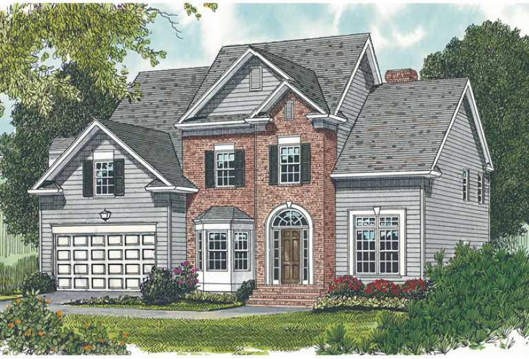 House Plan House Plan #12558 Front Elevation