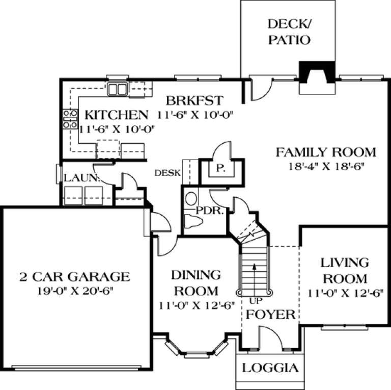 House Plan House Plan #12558 Drawing 1