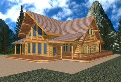 2 Bed, 2 Bath, 2683 Square Foot House Plan - #039-00030