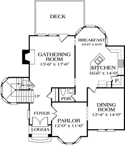 Floorplan 2 for House Plan #3323-00093