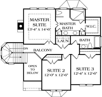 Floorplan 3 for House Plan #3323-00093