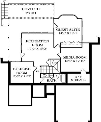 Floorplan 1 for House Plan #3323-00095