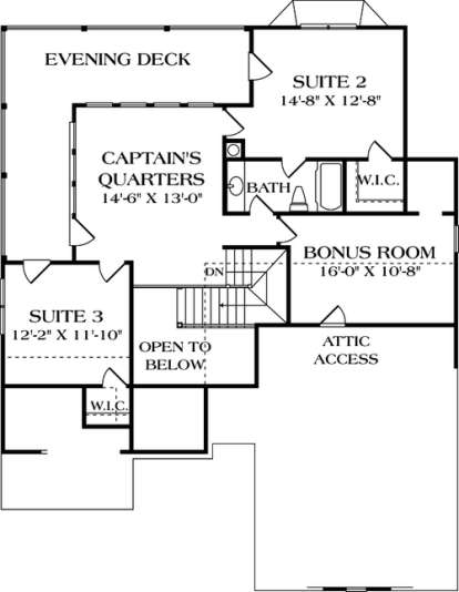 Floorplan 3 for House Plan #3323-00095