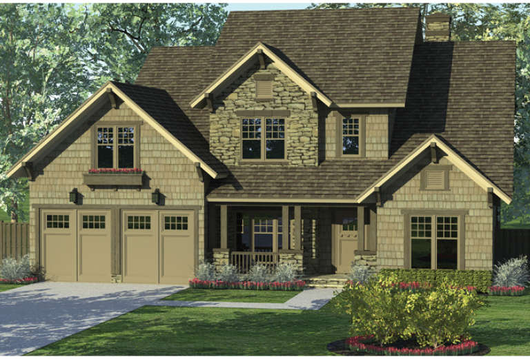 House Plan House Plan #12566 Front Elevation
