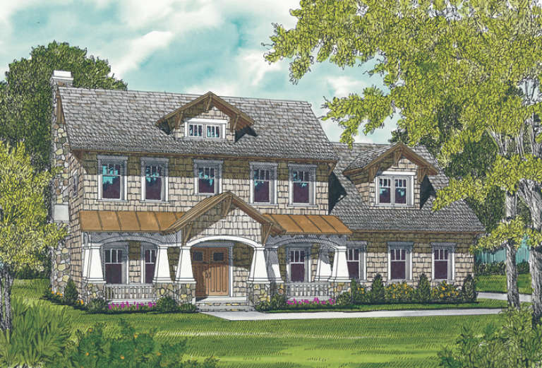House Plan House Plan #12567 Front Elevation