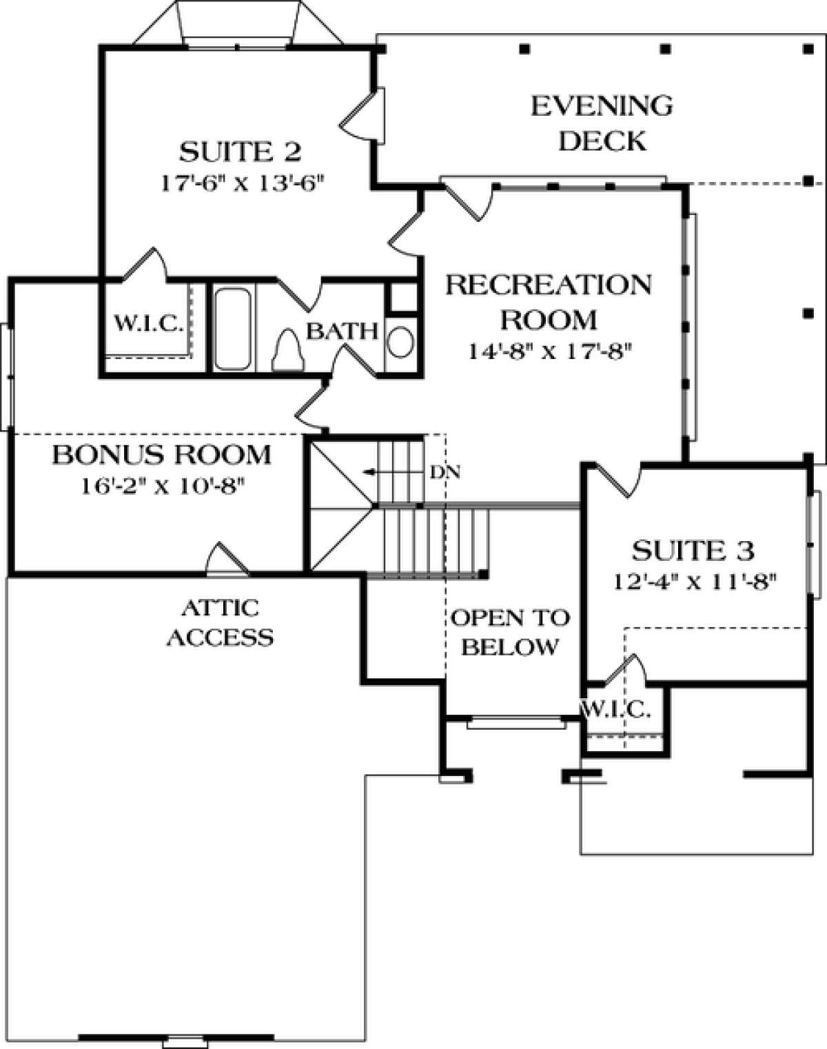 Floorplan 2 for House Plan #3323-00099