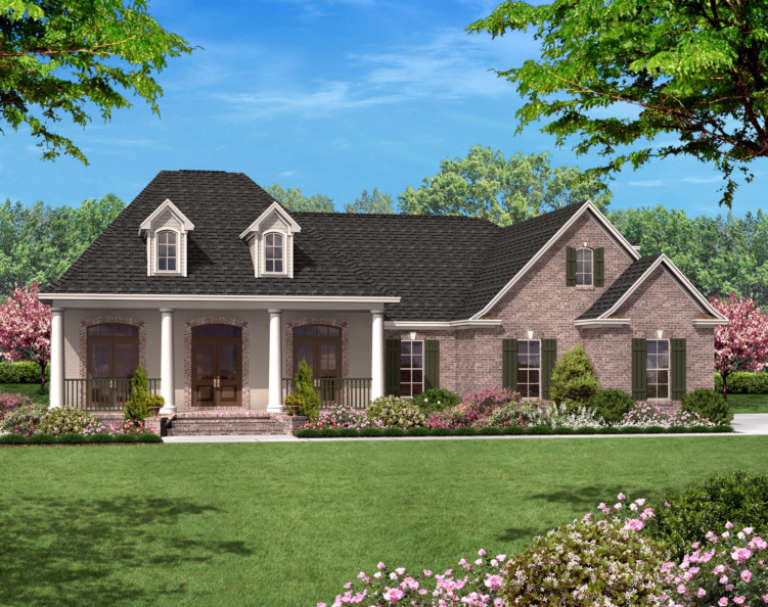 French Country House Plan #041-00020 Elevation Photo