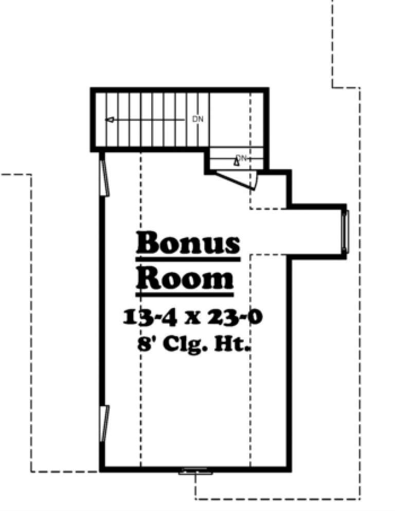 House Plan House Plan #1257 Drawing 2