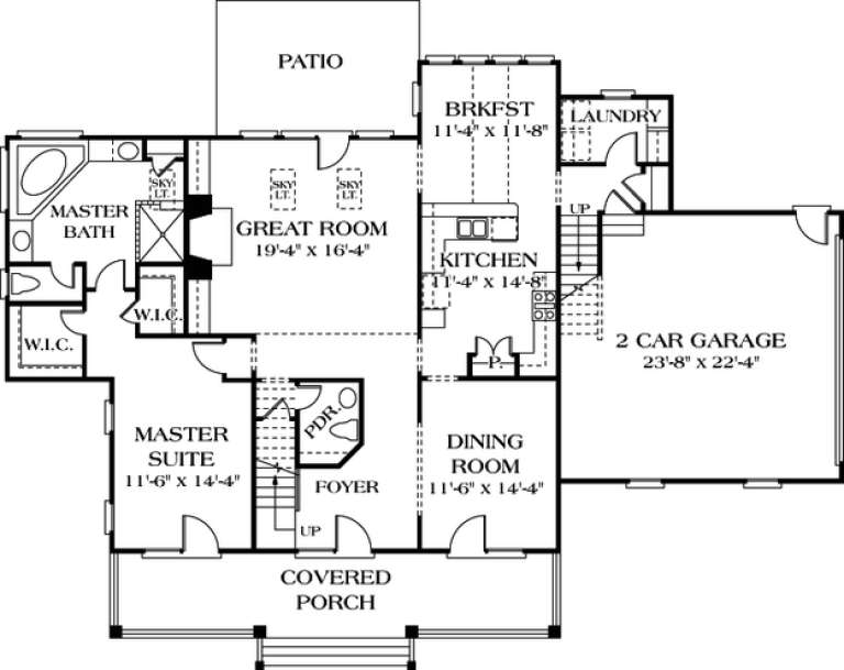 House Plan House Plan #12576 Drawing 1